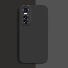 Coque Ultra Fine Silicone Souple 360 Degres Housse Etui pour Vivo Y73s 5G Noir