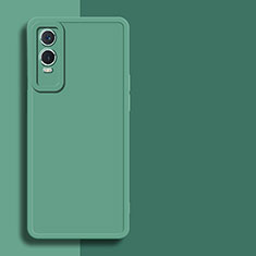 Coque Ultra Fine Silicone Souple 360 Degres Housse Etui pour Vivo Y74s 5G Vert