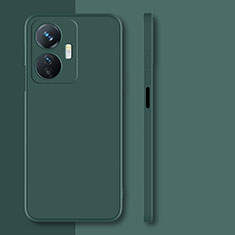 Coque Ultra Fine Silicone Souple 360 Degres Housse Etui pour Vivo Y77e 5G Vert Nuit