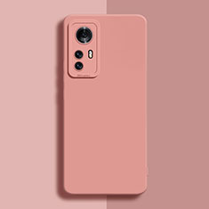 Coque Ultra Fine Silicone Souple 360 Degres Housse Etui pour Xiaomi Mi 12 Pro 5G Rose