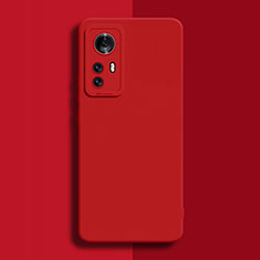 Coque Ultra Fine Silicone Souple 360 Degres Housse Etui pour Xiaomi Mi 12S 5G Rouge