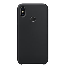 Coque Ultra Fine Silicone Souple 360 Degres Housse Etui pour Xiaomi Mi 8 Noir