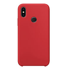 Coque Ultra Fine Silicone Souple 360 Degres Housse Etui pour Xiaomi Mi 8 Rouge