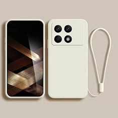 Coque Ultra Fine Silicone Souple 360 Degres Housse Etui pour Xiaomi Redmi K70 5G Blanc