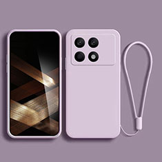 Coque Ultra Fine Silicone Souple 360 Degres Housse Etui pour Xiaomi Redmi K70 Pro 5G Violet