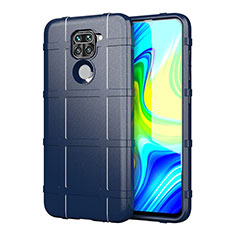 Coque Ultra Fine Silicone Souple 360 Degres Housse Etui pour Xiaomi Redmi Note 9 Bleu