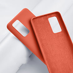 Coque Ultra Fine Silicone Souple 360 Degres Housse Etui S01 pour Huawei P40 Orange