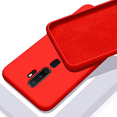 Coque Ultra Fine Silicone Souple 360 Degres Housse Etui S01 pour Oppo A11 Rouge