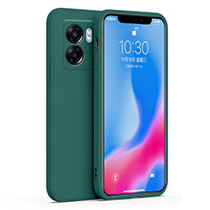 Coque Ultra Fine Silicone Souple 360 Degres Housse Etui S01 pour Oppo A57 5G Vert Nuit