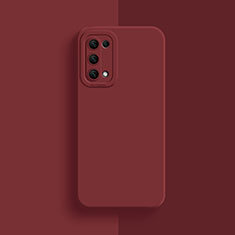 Coque Ultra Fine Silicone Souple 360 Degres Housse Etui S01 pour Oppo A74 5G Rouge