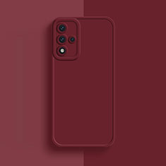 Coque Ultra Fine Silicone Souple 360 Degres Housse Etui S01 pour Oppo A93s 5G Rouge