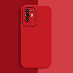 Coque Ultra Fine Silicone Souple 360 Degres Housse Etui S01 pour Oppo F19 Pro+ Plus 5G Rouge