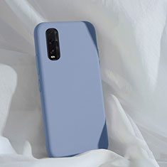 Coque Ultra Fine Silicone Souple 360 Degres Housse Etui S01 pour Oppo Find X2 Gris