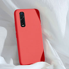 Coque Ultra Fine Silicone Souple 360 Degres Housse Etui S01 pour Oppo Find X2 Pro Rouge