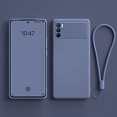 Coque Ultra Fine Silicone Souple 360 Degres Housse Etui S01 pour Oppo K9 Pro 5G Gris Lavende