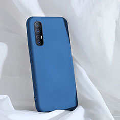 Coque Ultra Fine Silicone Souple 360 Degres Housse Etui S01 pour Oppo Reno3 Pro Bleu