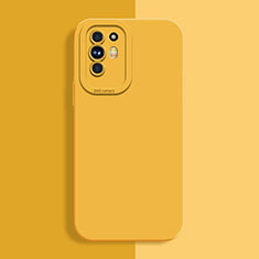 Coque Ultra Fine Silicone Souple 360 Degres Housse Etui S01 pour Oppo Reno5 Z 5G Jaune