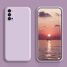 Coque Ultra Fine Silicone Souple 360 Degres Housse Etui S01 pour Oppo Reno6 Pro+ Plus 5G Violet Clair