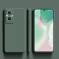 Coque Ultra Fine Silicone Souple 360 Degres Housse Etui S01 pour Oppo Reno7 Z 5G Vert Nuit