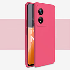 Coque Ultra Fine Silicone Souple 360 Degres Housse Etui S01 pour Oppo Reno8 T 5G Rouge