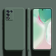 Coque Ultra Fine Silicone Souple 360 Degres Housse Etui S01 pour Realme Q3s 5G Vert Nuit