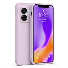 Coque Ultra Fine Silicone Souple 360 Degres Housse Etui S01 pour Realme V23i 5G Violet Clair