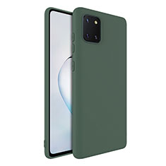 Coque Ultra Fine Silicone Souple 360 Degres Housse Etui S01 pour Samsung Galaxy A81 Vert