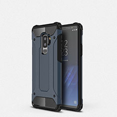 Coque Ultra Fine Silicone Souple 360 Degres Housse Etui S01 pour Samsung Galaxy S9 Plus Bleu