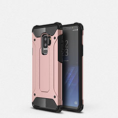 Coque Ultra Fine Silicone Souple 360 Degres Housse Etui S01 pour Samsung Galaxy S9 Plus Or Rose