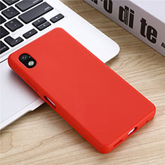 Coque Ultra Fine Silicone Souple 360 Degres Housse Etui S01 pour Sony Xperia Ace III SOG08 Rouge