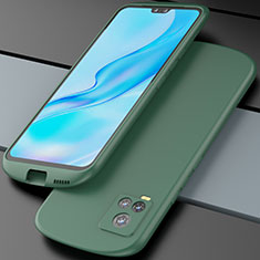 Coque Ultra Fine Silicone Souple 360 Degres Housse Etui S01 pour Vivo V20 Pro 5G Vert Nuit