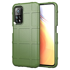 Coque Ultra Fine Silicone Souple 360 Degres Housse Etui S01 pour Xiaomi Mi 10T 5G Vert Armee