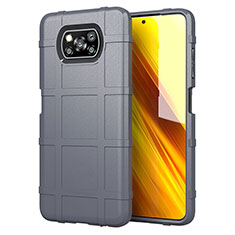 Coque Ultra Fine Silicone Souple 360 Degres Housse Etui S01 pour Xiaomi Poco X3 Pro Gris