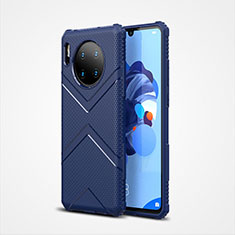 Coque Ultra Fine Silicone Souple 360 Degres Housse Etui S02 pour Huawei Mate 30 Pro 5G Bleu