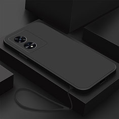 Coque Ultra Fine Silicone Souple 360 Degres Housse Etui S02 pour Oppo A1 5G Noir