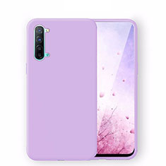 Coque Ultra Fine Silicone Souple 360 Degres Housse Etui S02 pour Oppo Find X2 Lite Violet