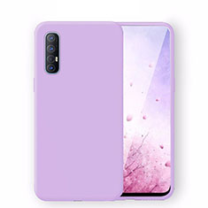 Coque Ultra Fine Silicone Souple 360 Degres Housse Etui S02 pour Oppo Find X2 Neo Violet