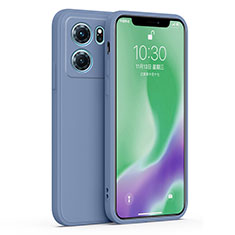 Coque Ultra Fine Silicone Souple 360 Degres Housse Etui S02 pour Oppo K10 5G Gris Lavende