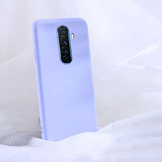 Coque Ultra Fine Silicone Souple 360 Degres Housse Etui S02 pour Oppo Reno Ace Violet