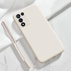 Coque Ultra Fine Silicone Souple 360 Degres Housse Etui S02 pour Realme 9 SE 5G Blanc