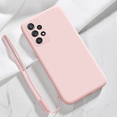 Coque Ultra Fine Silicone Souple 360 Degres Housse Etui S02 pour Samsung Galaxy A52 4G Rose