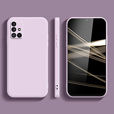 Coque Ultra Fine Silicone Souple 360 Degres Housse Etui S02 pour Samsung Galaxy M40S Violet Clair