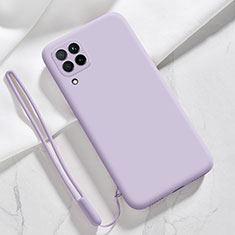 Coque Ultra Fine Silicone Souple 360 Degres Housse Etui S02 pour Samsung Galaxy M42 5G Violet Clair