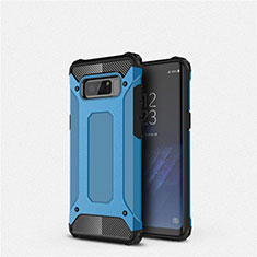 Coque Ultra Fine Silicone Souple 360 Degres Housse Etui S02 pour Samsung Galaxy Note 8 Bleu Ciel