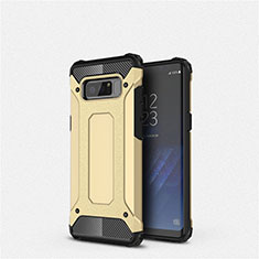 Coque Ultra Fine Silicone Souple 360 Degres Housse Etui S02 pour Samsung Galaxy Note 8 Or