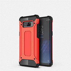 Coque Ultra Fine Silicone Souple 360 Degres Housse Etui S02 pour Samsung Galaxy Note 8 Rouge