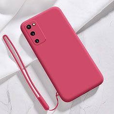 Coque Ultra Fine Silicone Souple 360 Degres Housse Etui S02 pour Samsung Galaxy S20 FE (2022) 5G Rouge