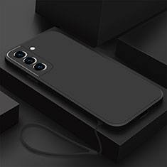 Coque Ultra Fine Silicone Souple 360 Degres Housse Etui S02 pour Samsung Galaxy S21 5G Noir