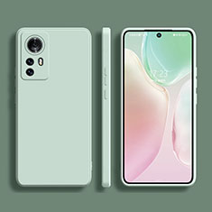 Coque Ultra Fine Silicone Souple 360 Degres Housse Etui S02 pour Xiaomi Mi 12 Pro 5G Pastel Vert