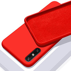 Coque Ultra Fine Silicone Souple 360 Degres Housse Etui S03 pour Huawei Enjoy 10e Rouge